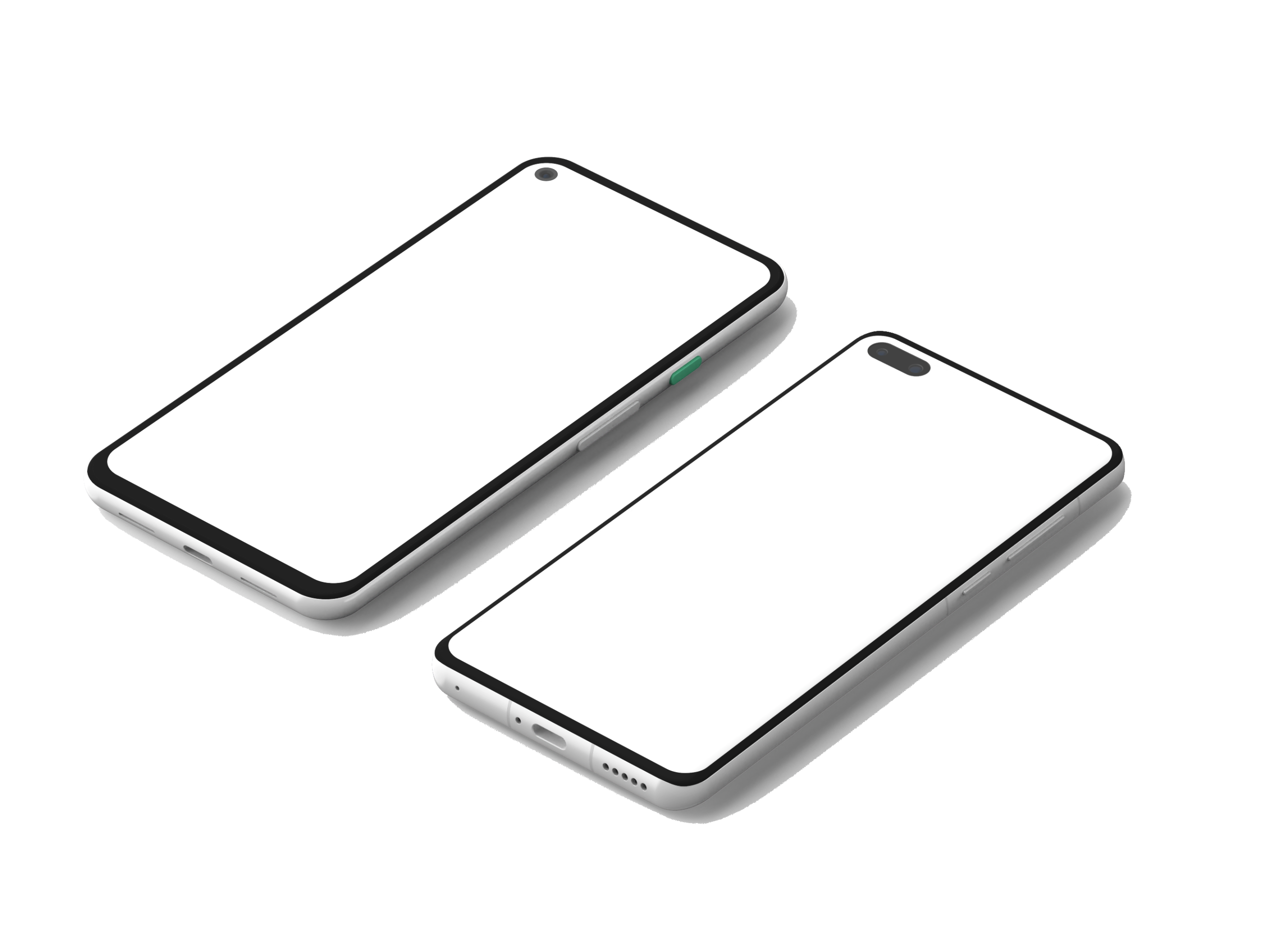 4A Phone & P40 Phone Mockup