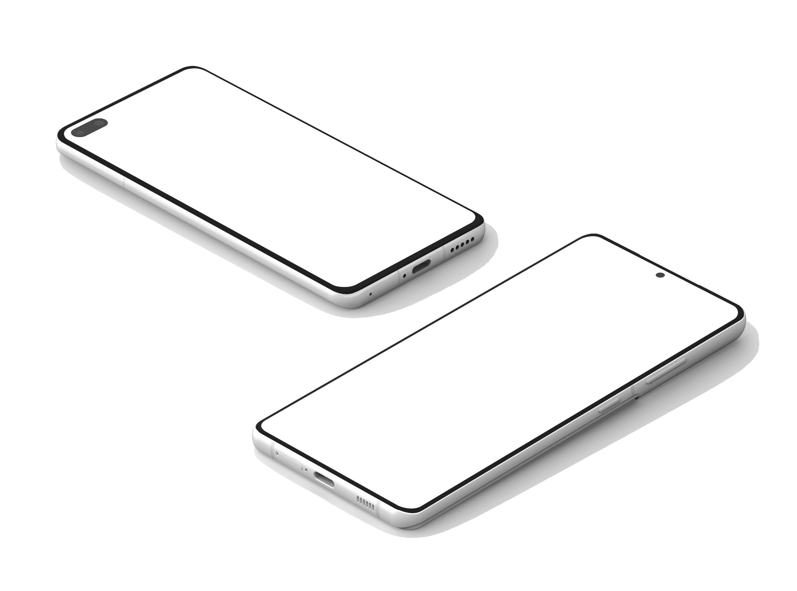 P40 Phone & S21 Phone Mockup